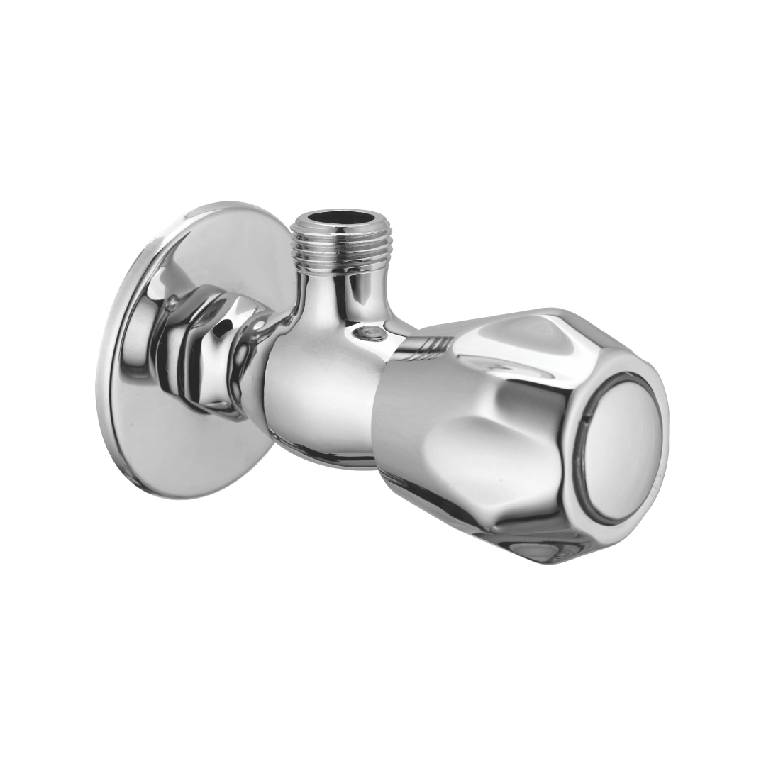 Angle Valve With Wall Flange
